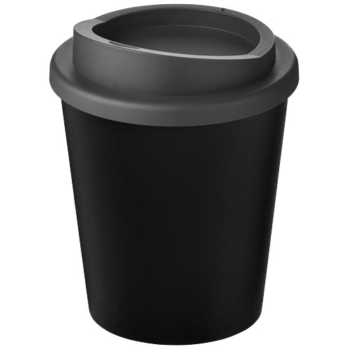 Gobelet recyclé promotionnel Espresso Eco de 250 ml Americano® Noir et Gris